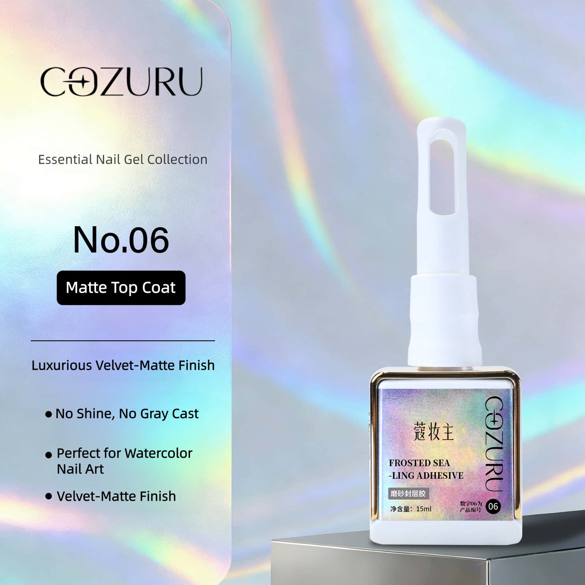 COZURU Professional Nail Gels – Prep, Base, Builder & Top Coats