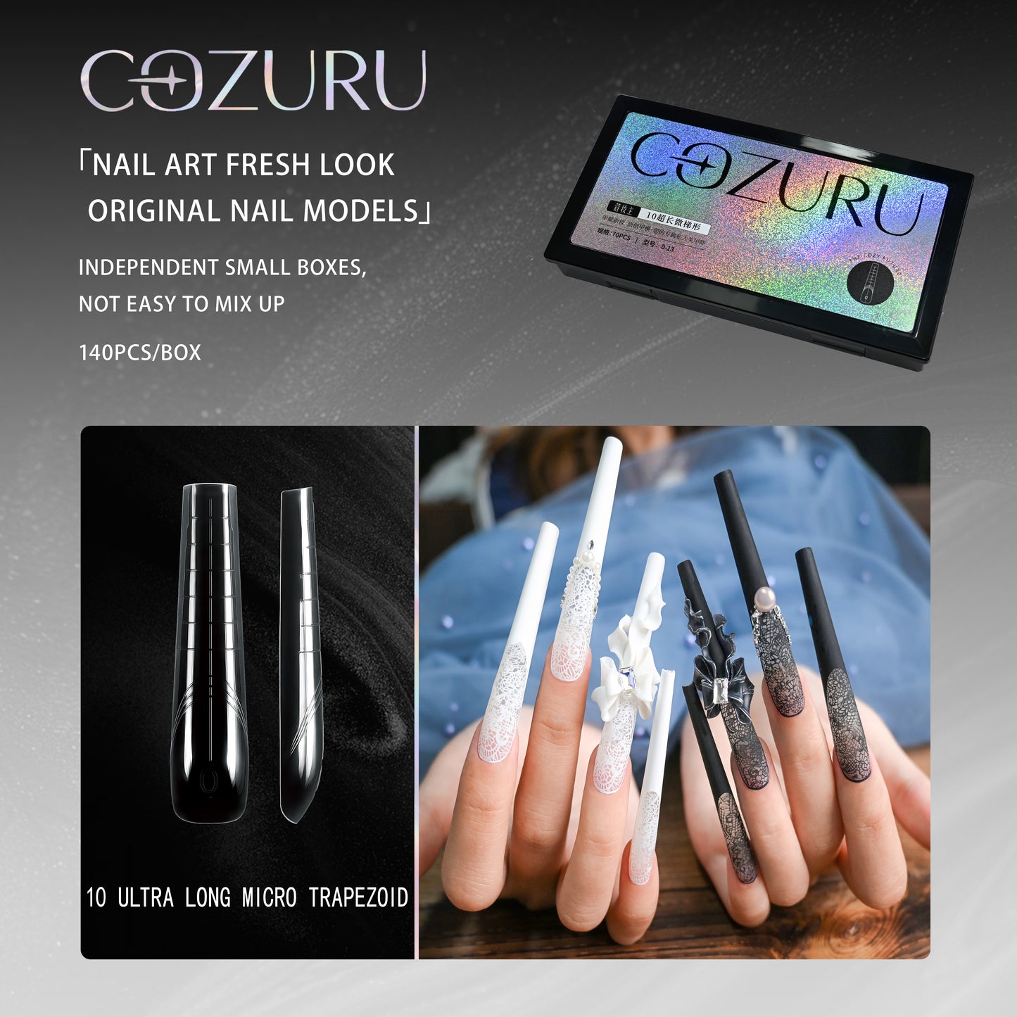 【COZURU】Extra-Long Micro-Trapezoid