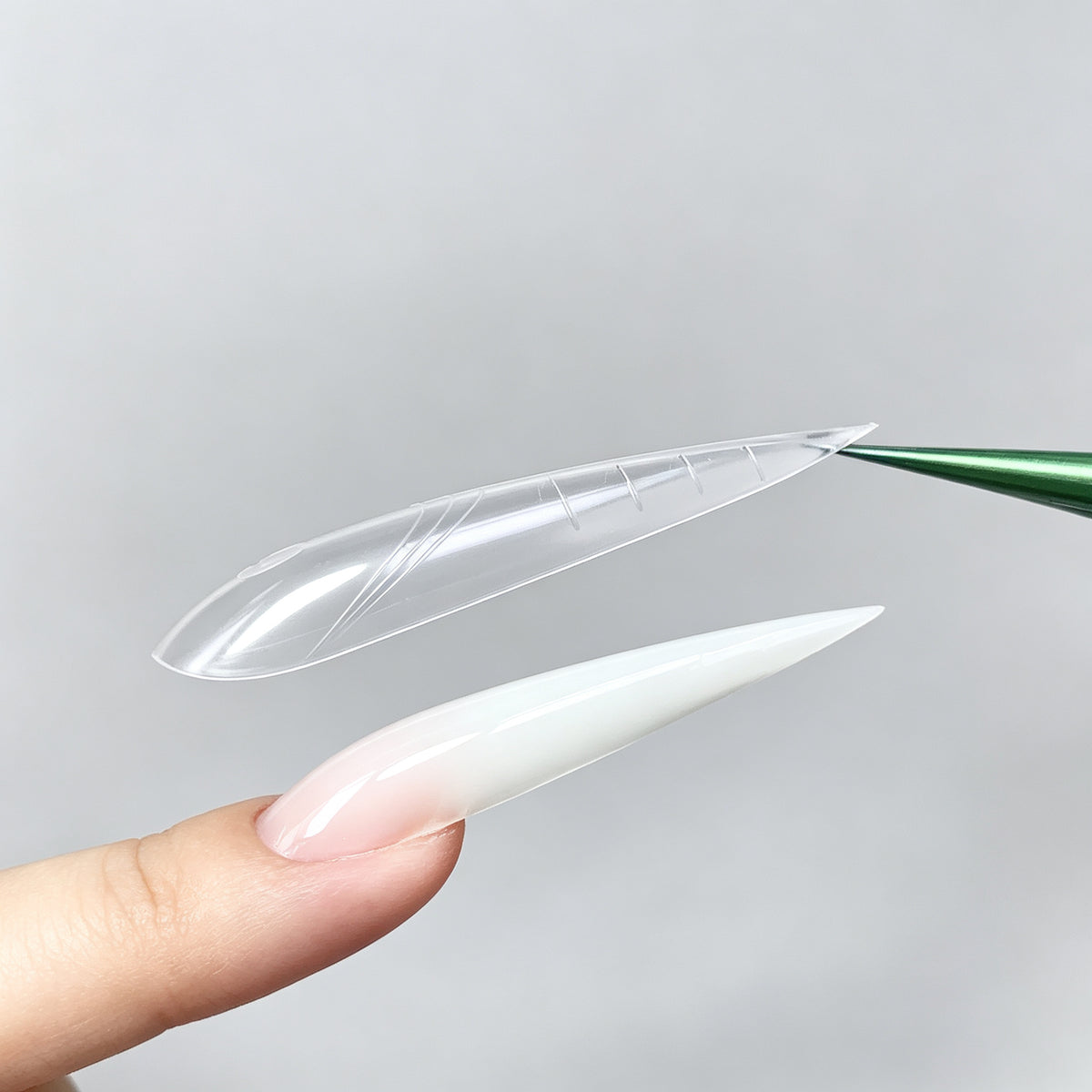 COZURU Dual Forms Extra Long Stiletto Nail Tips – Shape #16