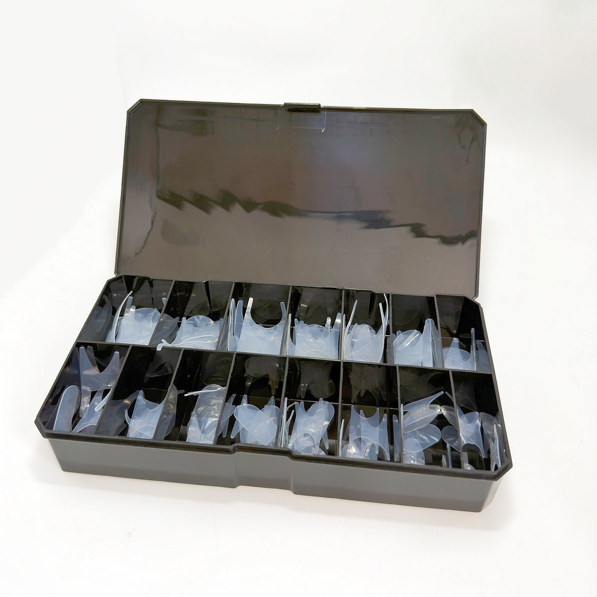 COZURU Silicone French Tip Guides for Dual Forms – 6 Shapes