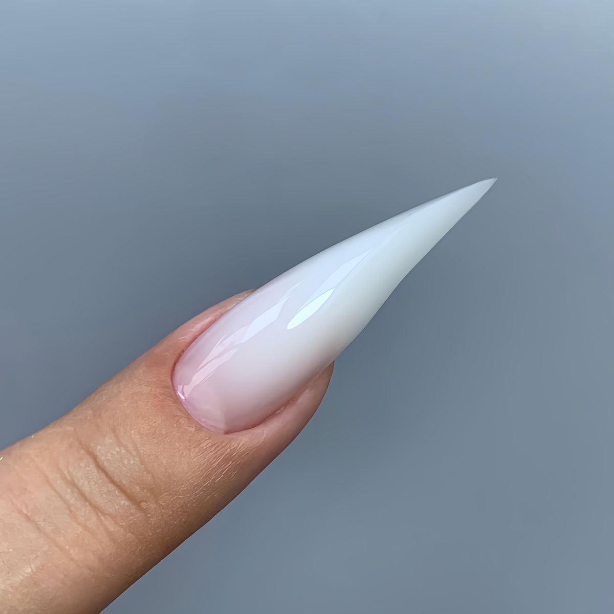 Bold angular 3D dragon claw gel nails made with COZURU C07 forms