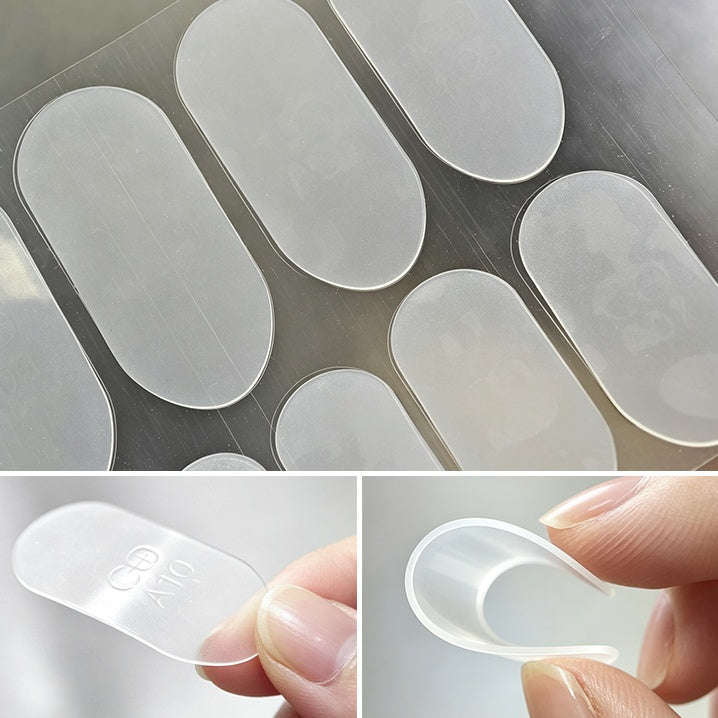 COZURU Silicone French Tip Guides for Dual Forms – 6 Shapes