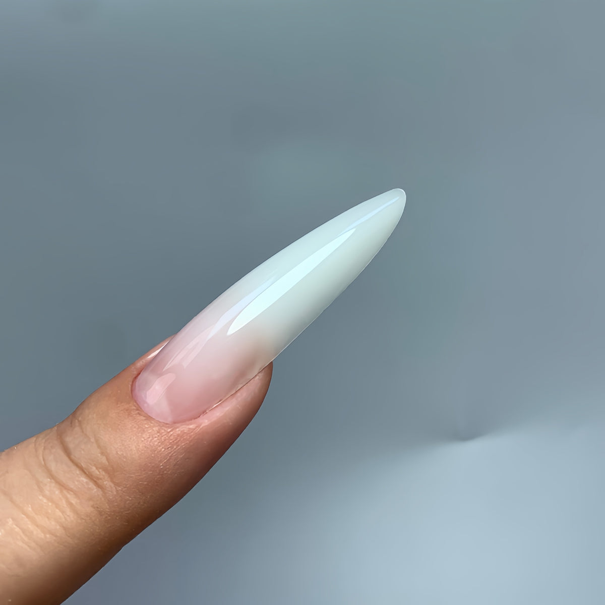 Soft tapered almond nail extensions for everyday and nail art sets